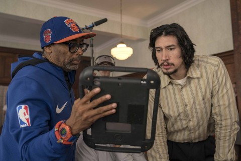 4117_D017_09472_R_CROPSpike Lee and Adam Driver on the set of Spike Lee’s BlacKkKlansman, a Focus Features release.Credit: David Lee / Focus Features