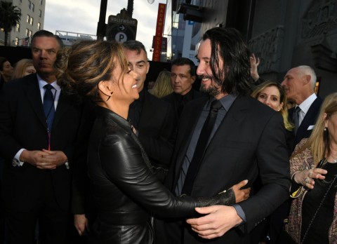 HOLLYWOOD, CALIFORNIA - MAY 15:  Halle Berry and Keanu Reeves attend the special screening of Lionsgate's "John Wick: Chapter 3 - Parabellum" at TCL Chinese Theatre on May 15, 2019 in Hollywood, California. (Photo by Kevin Winter/Getty Images)